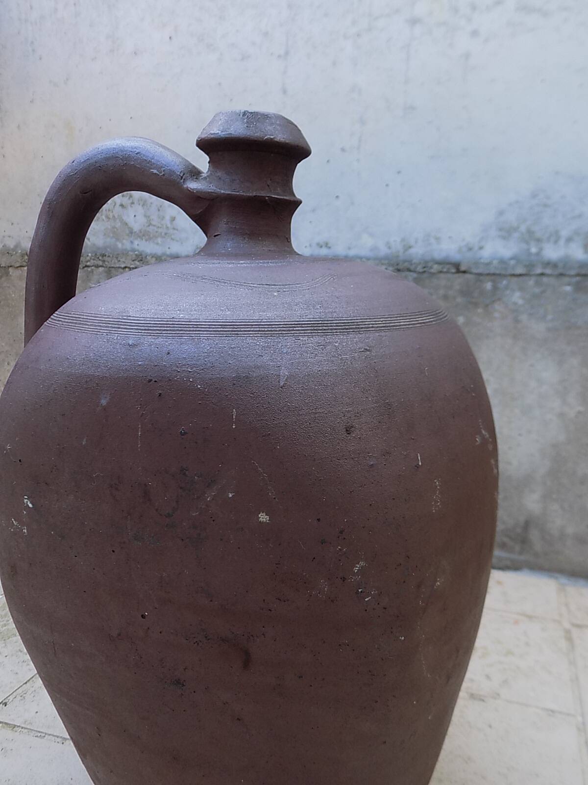 Jar, stoneware jug