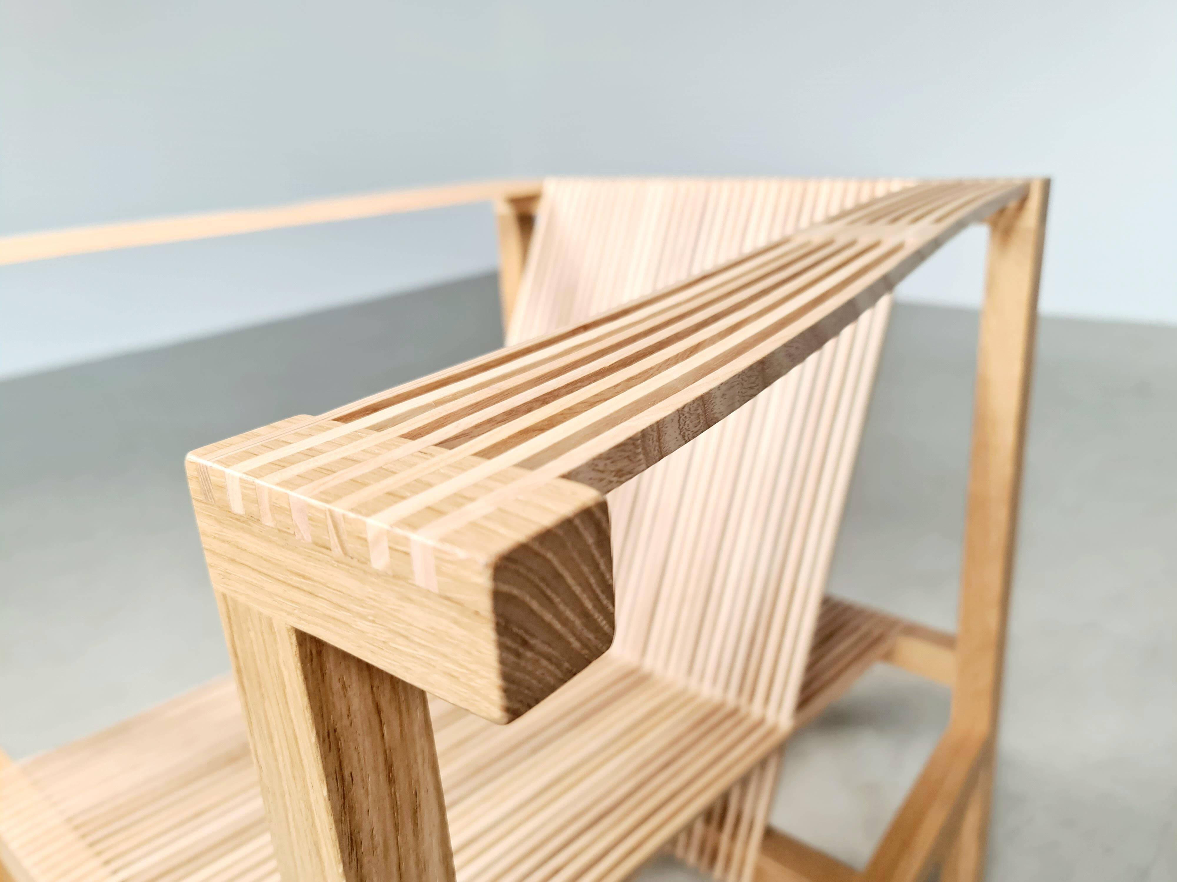 Slatted chair Ruud-Jan Kokke "Armchair 21", Netherlands