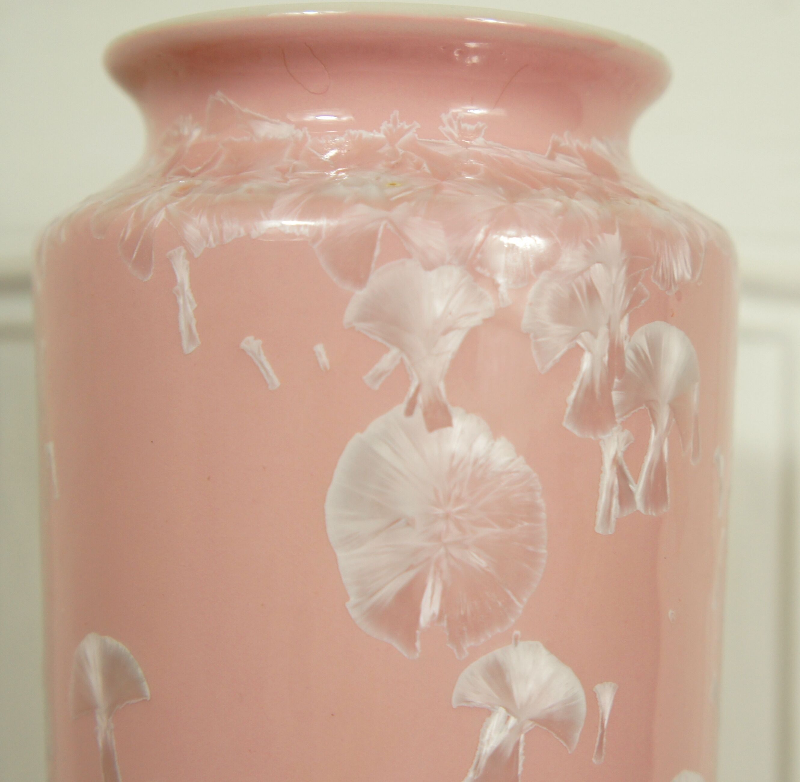 High vase "Ginkgo" ceramic