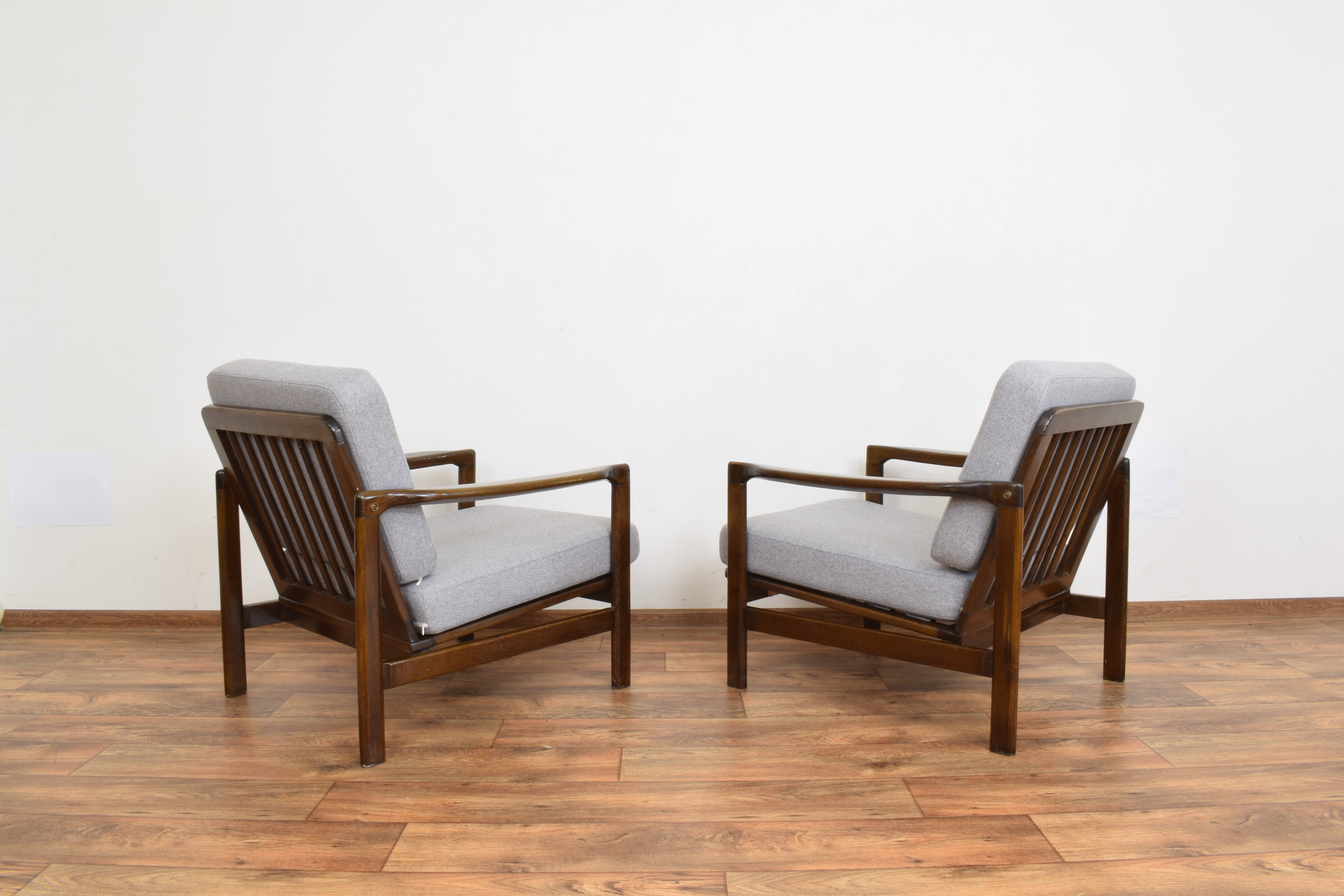 Paire de fauteuils par Z. Bączyk, années 1960