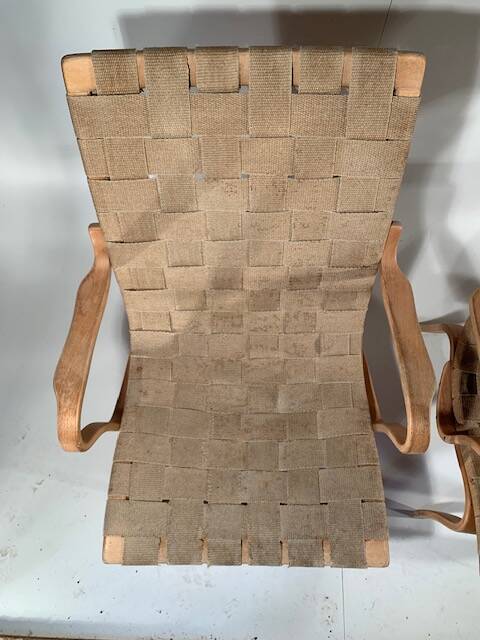 2 Eva model armchair by Bruno Mathsson for Dux (1974)