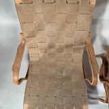 2 Eva model armchair by Bruno Mathsson for Dux (1974)