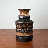 Ceramic vase from the Danish modern mid-century studio, 1960s.