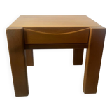 Elm bedside table in the Maison Regain style.