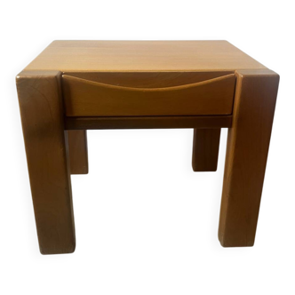 Elm bedside table in the Maison Regain style.