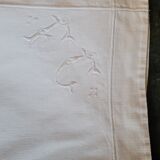 Monogrammed pillowcase