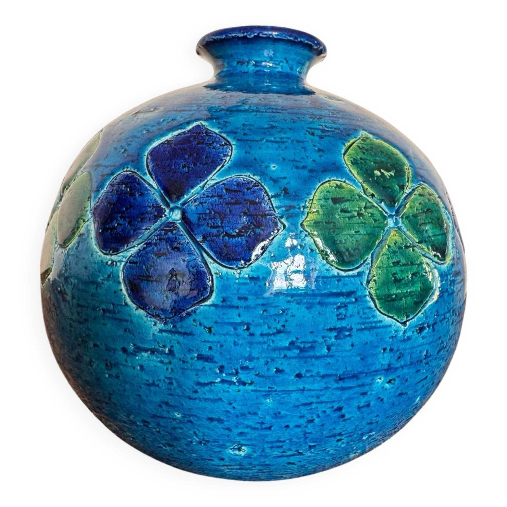 Aldo Londi ceramic ball vase from the 70s