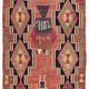Turkish Handwoven Vintage Herki Kilim 100 cm x 270 cm