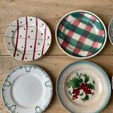 Mismatched plates Terre de Fer