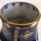Blue gold gold oven gilding vase