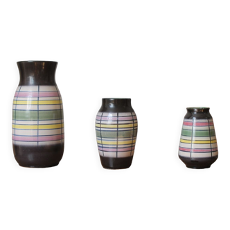 Set of ceramic vases