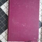 Burgundy leather underhand for office by l'aurige