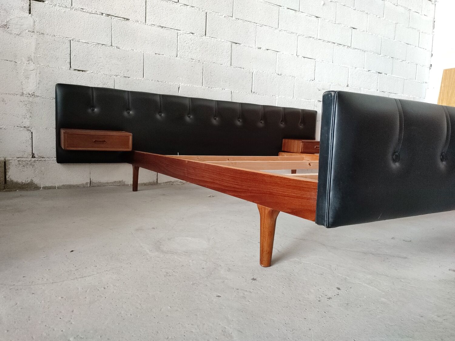 Scandinavian rosewood bed