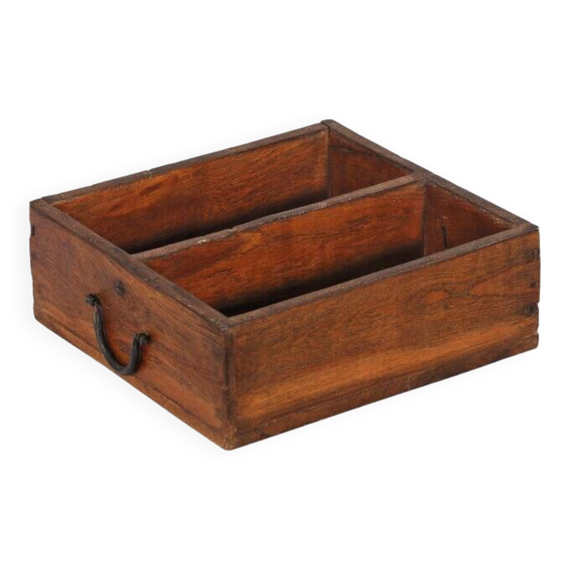 Old Teak Wood Tray Brick Mold