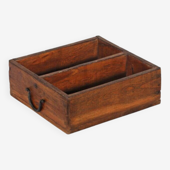 Old Teak Wood Tray Brick Mold