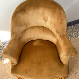 Vintage toad armchair