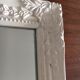 Romantic white mirror 47cm x 37cm with mouldings