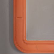 Vintage Orange Wall Mirror by Carrara Matta, 1970s