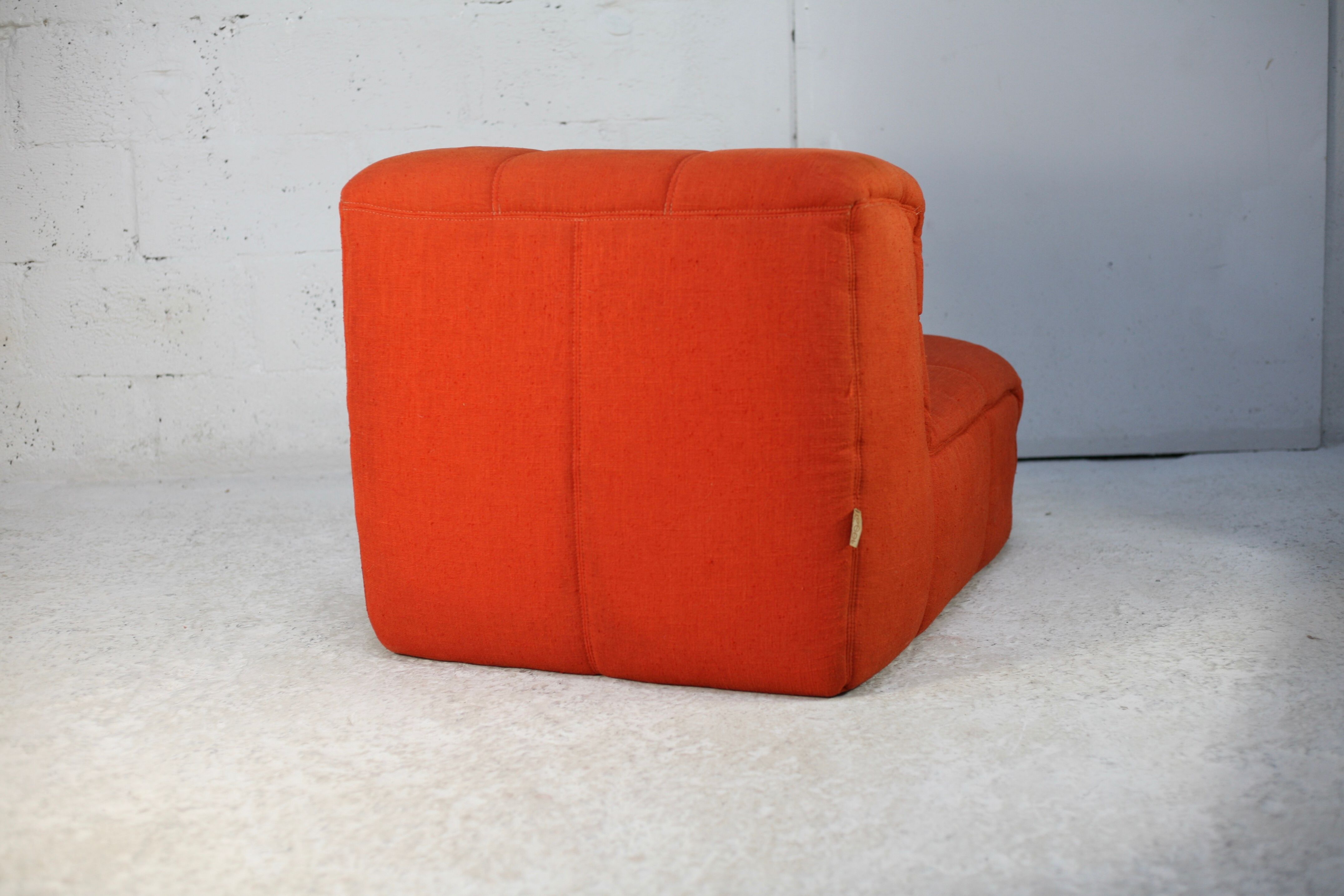 Chauffeuse by Michel Ducaroy, model Kimba, Roset, France, circa 1975