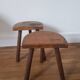 Set of 2 tripod stools