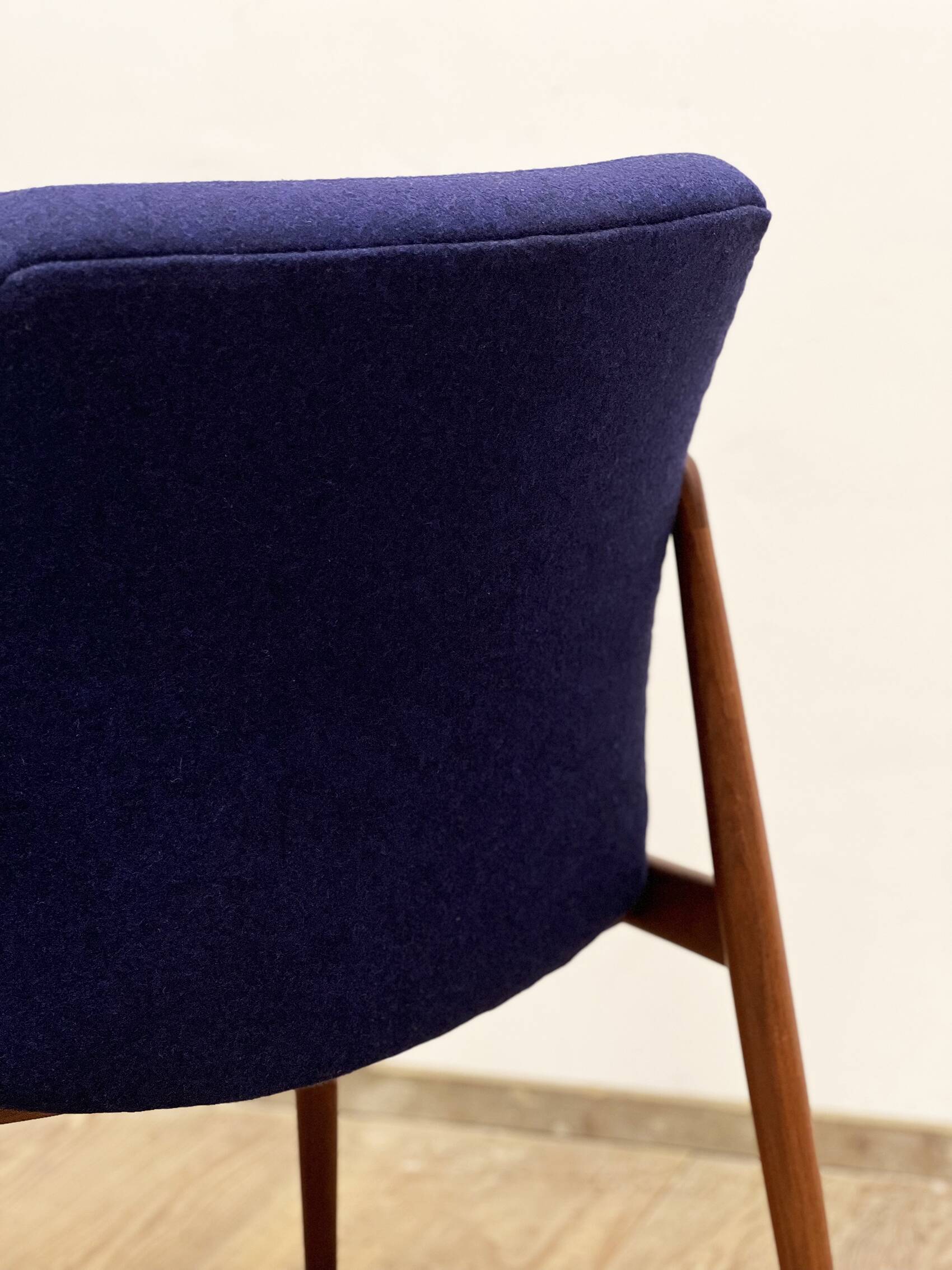Two Mid-Century Modern Teak Armchairs by Hartmut Lohmeyer for Wilkhahn, 1950s
