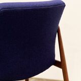 Two Mid-Century Modern Teak Armchairs by Hartmut Lohmeyer for Wilkhahn, 1950s