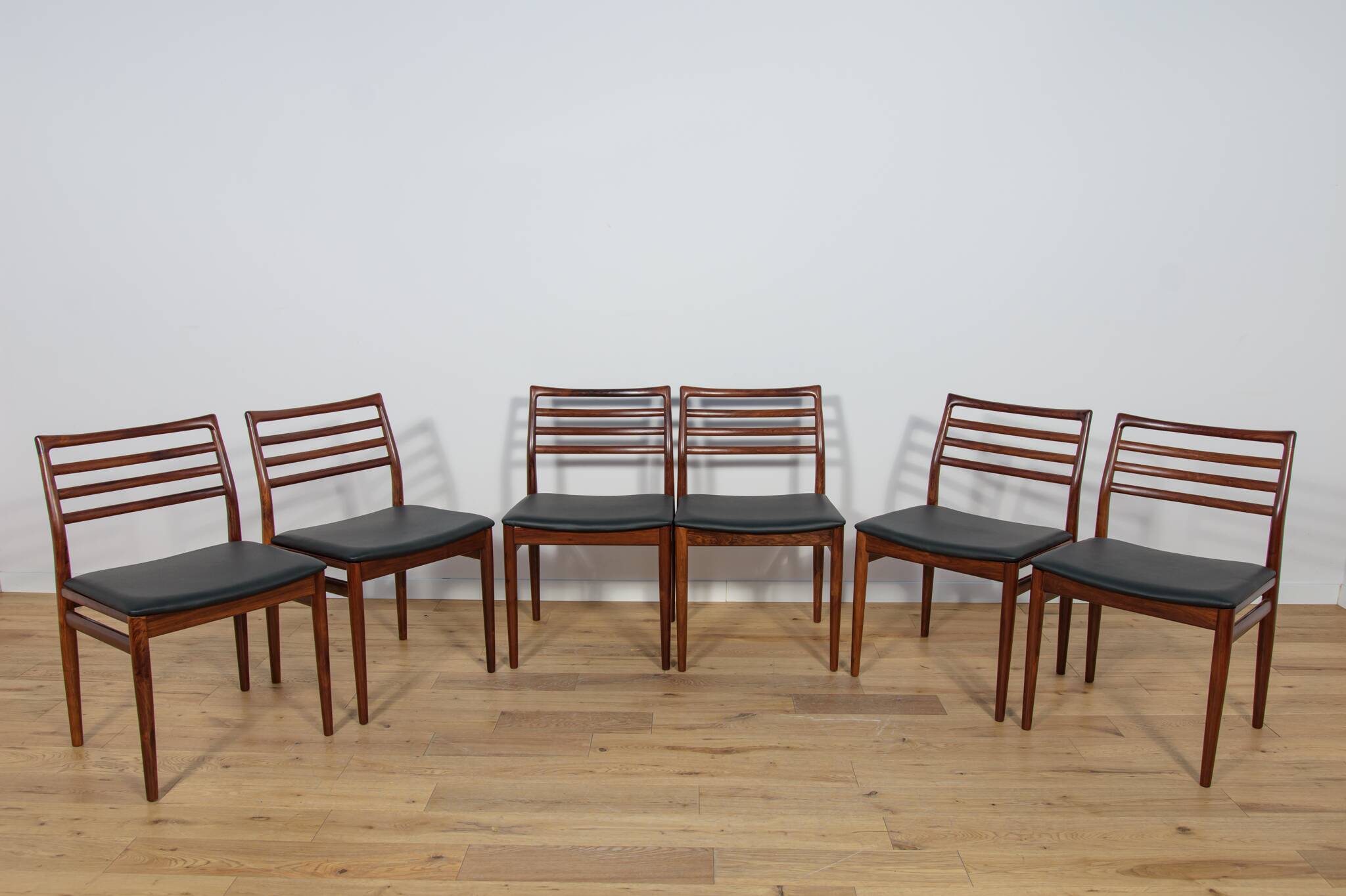 Mid Century Rosewood Dining Chairs by Erling Torvits for Sorø Stolefabrikta, Danmark,  1960s, Set of