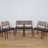 Mid Century Rosewood Dining Chairs by Erling Torvits for Sorø Stolefabrikta, Danmark,  1960s, Set of