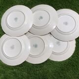 6 flat plates Villeroy and Boch, Wild-Rose model