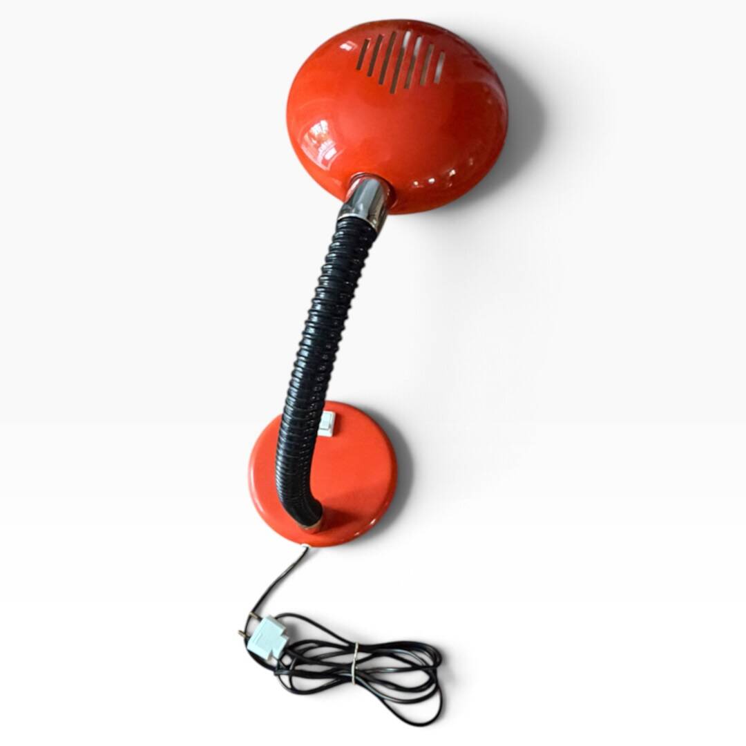 Space Age orange desk lamp – 1970s