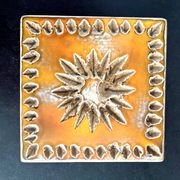 Decorative ceramic tile 1950/1960 by Périgordine pottery