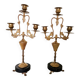 Pair of old XlX th century Napoleon III style candlesticks
