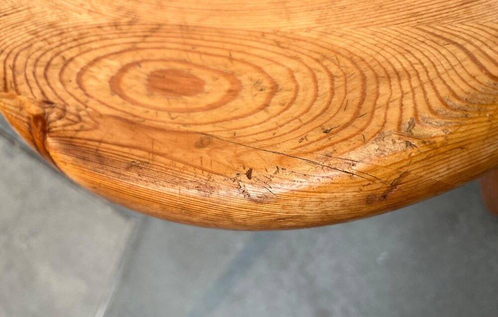 Mid-century pine sauna stool by Bertel Gardberg for Artek, 1950s.