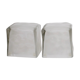 Pair of ice cube lamps
