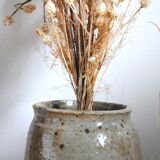 Vase en grès pyrité