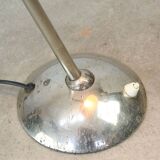 Weathered Italian Table Lamp in Chrome, 1940s