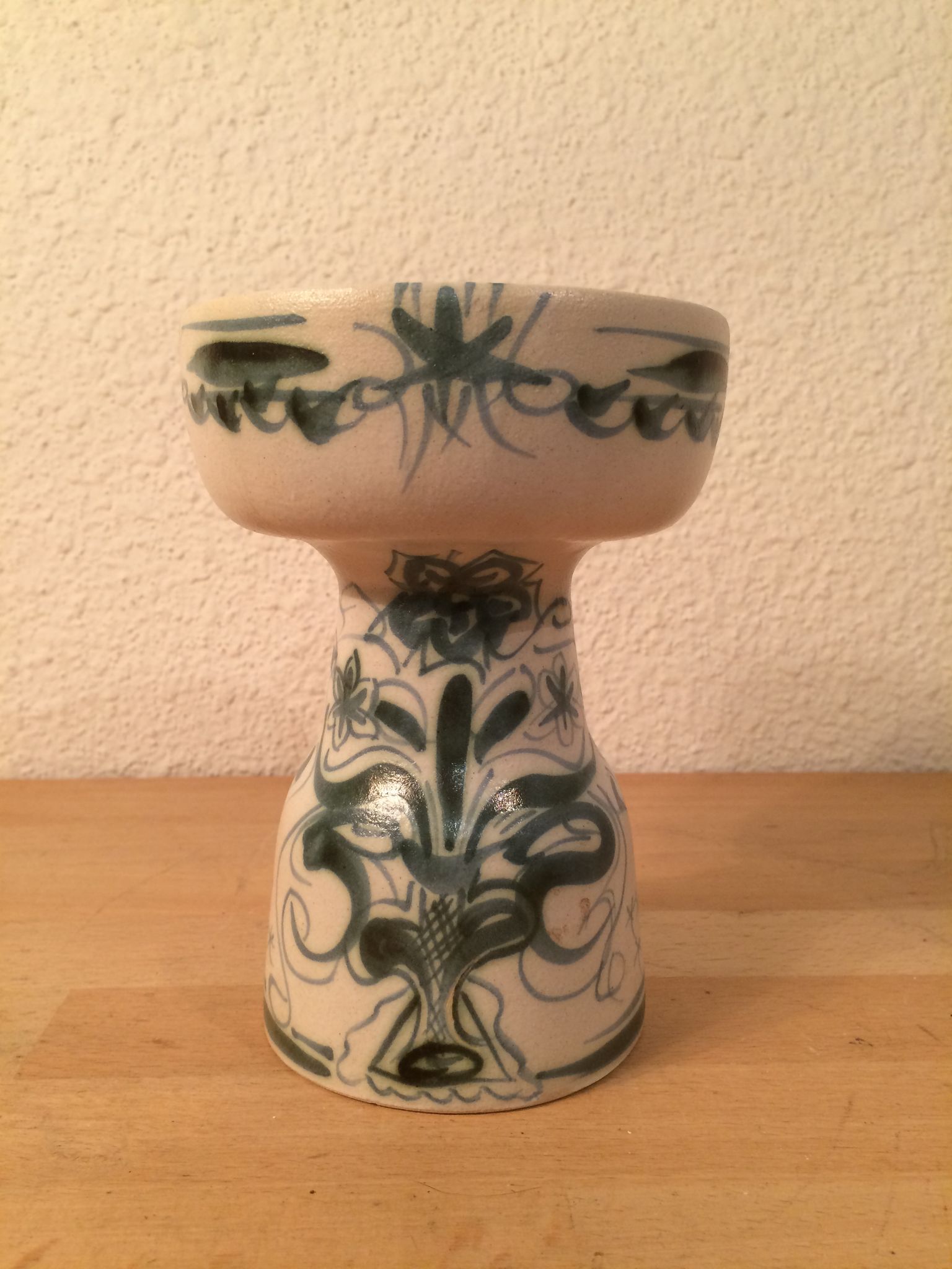 Keraluc Quimper ceramic candle holder