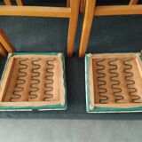 4 vintage bistro chairs 1950