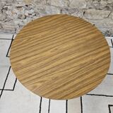Vintage round coffee table 1970