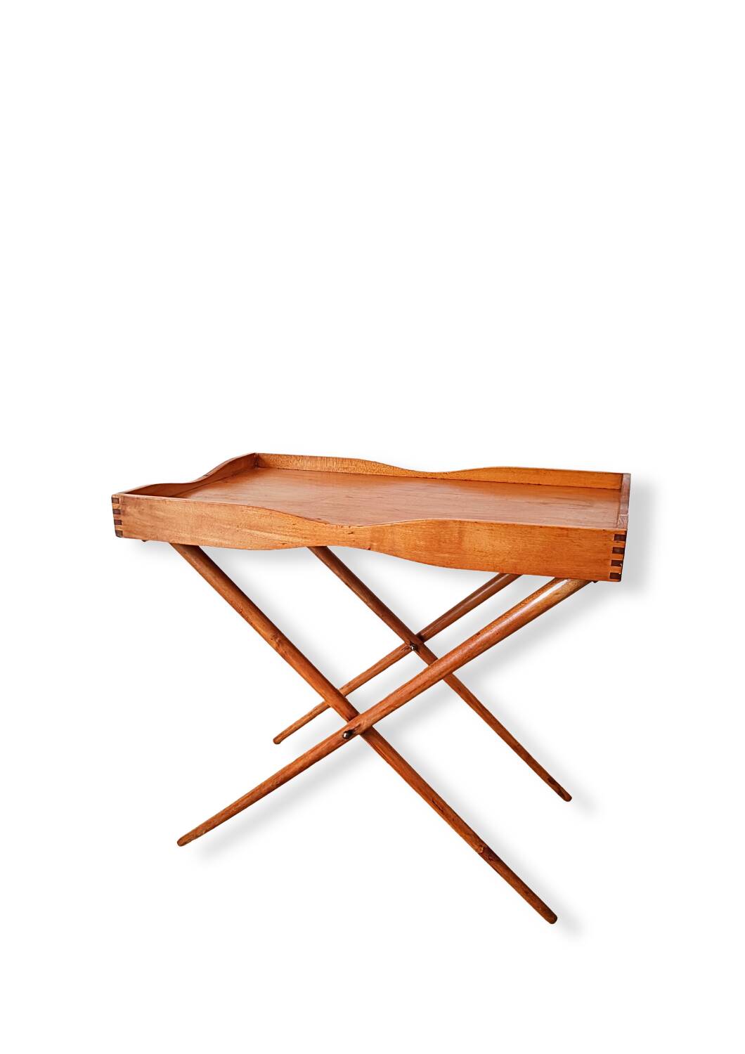 Table à plateau pliante en bois moderne du milieu du siècle