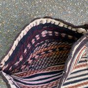 Persian Khorjin Kilim rug, hand-woven wool pouch, 40x80cm.