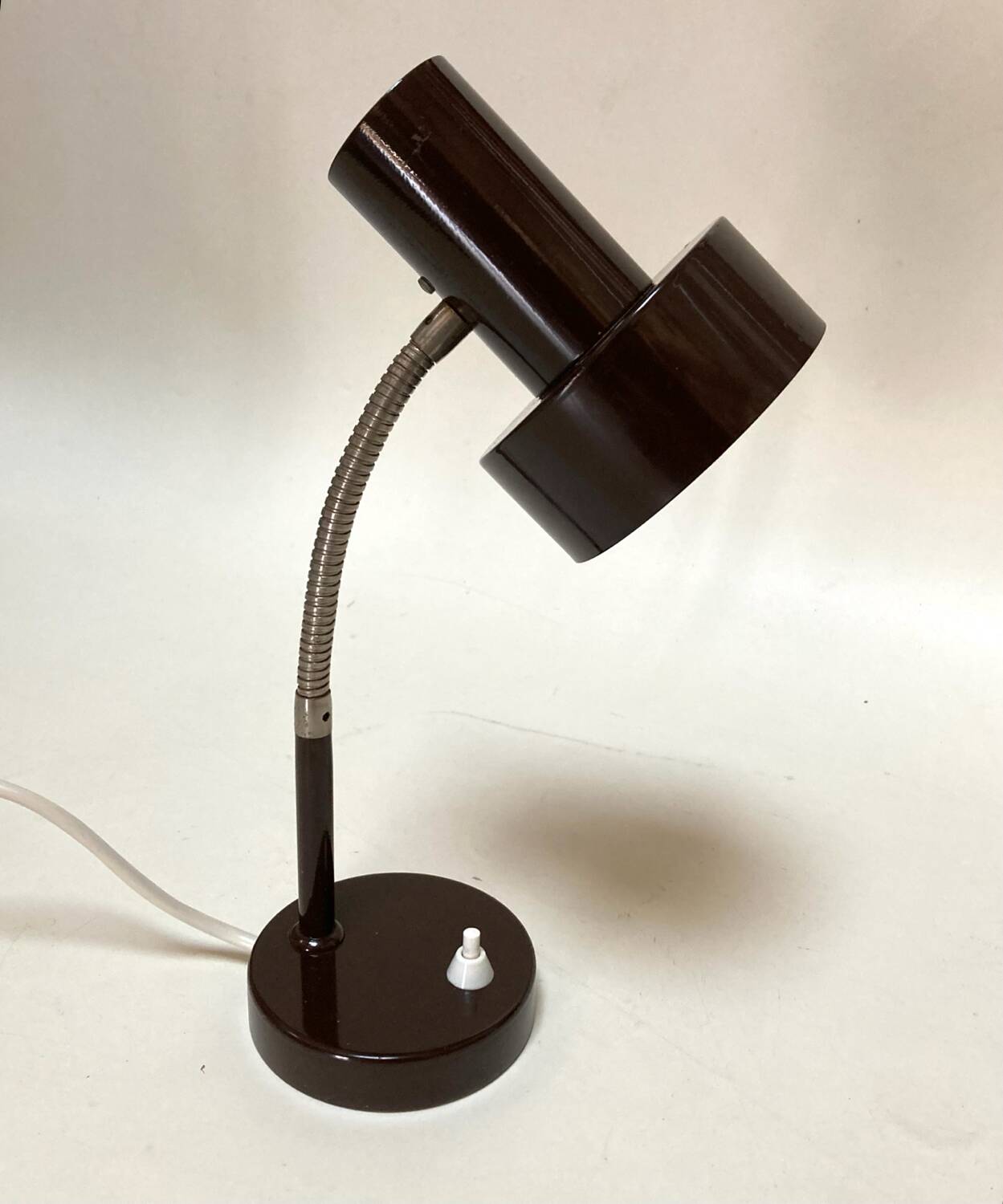 Brown vintage desk lamp