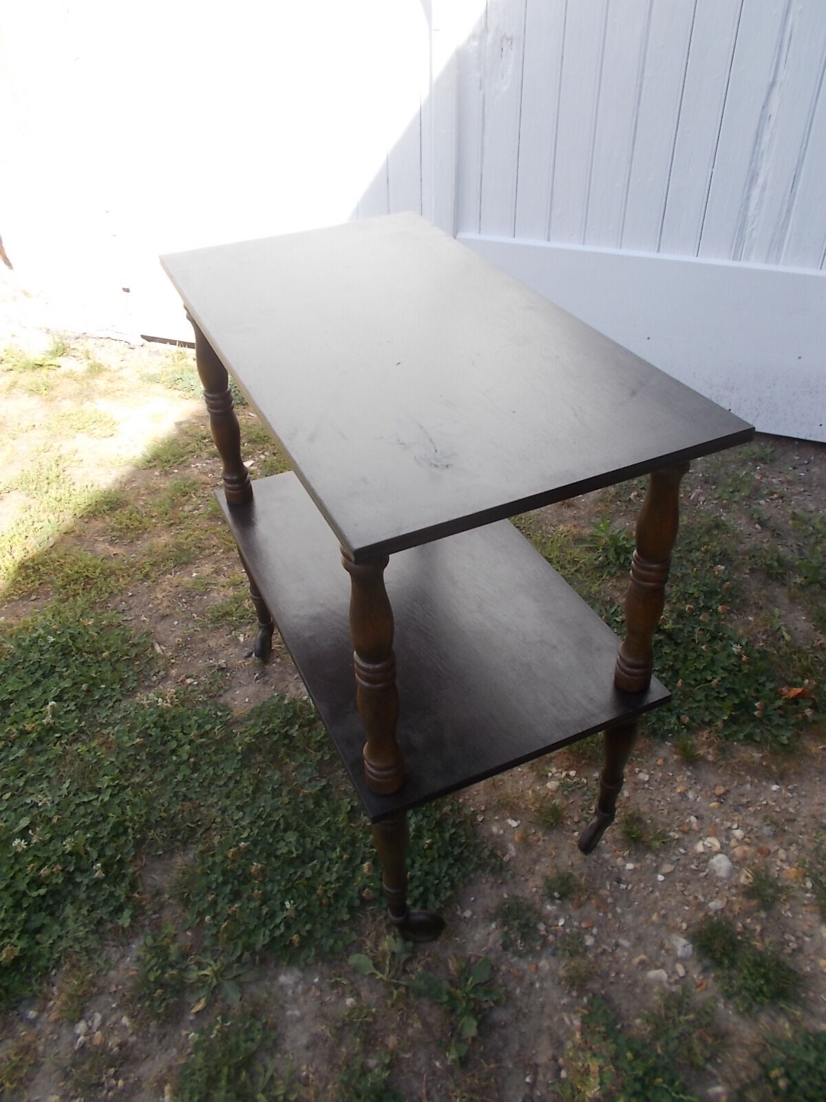 Wooden rolling table