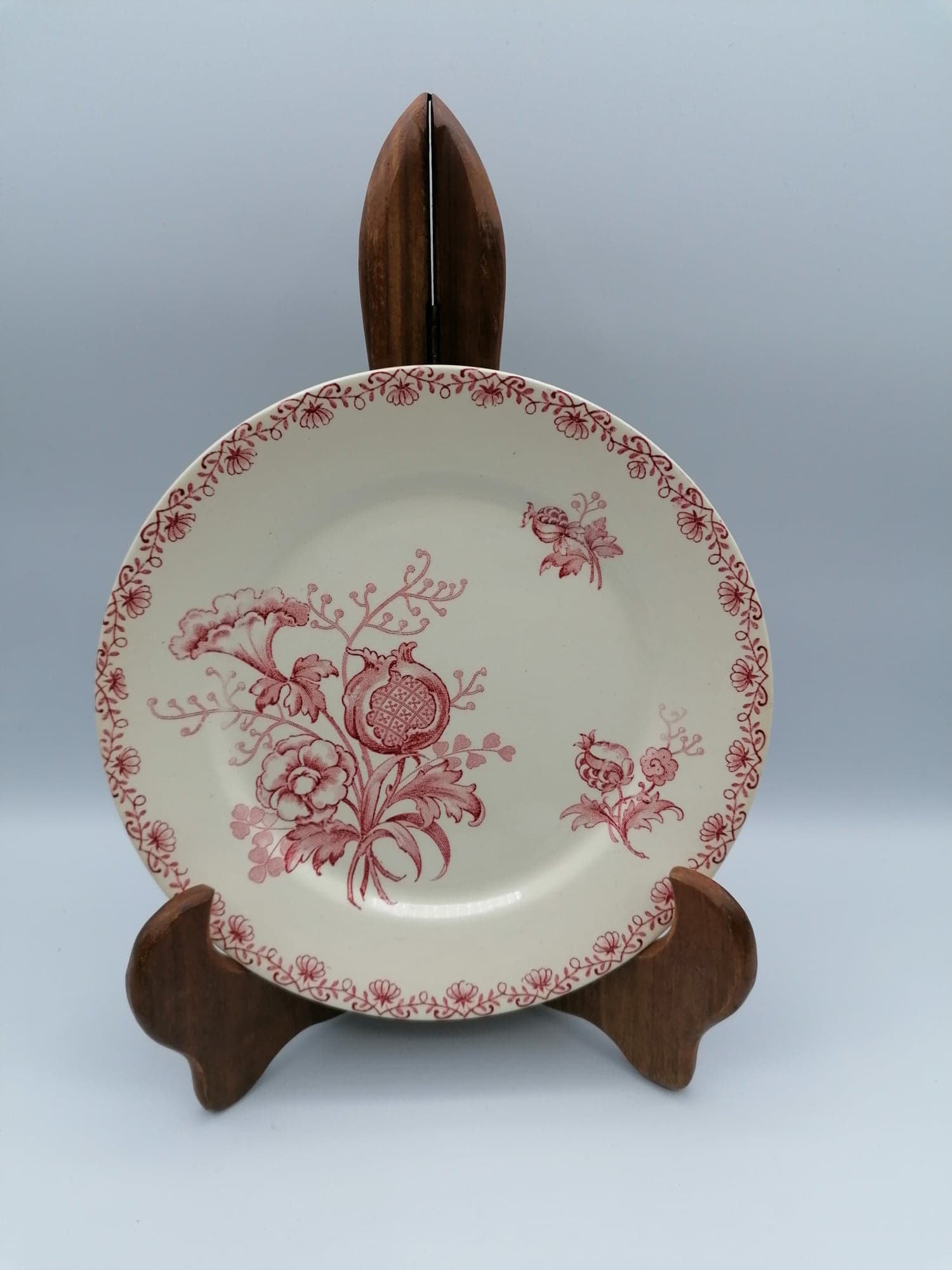 Set of 6 Alma Sarreguemines dessert plates