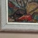 Swedish Oil on Canvas – “Cottage with a Red Roof” by Nils Grahmstad