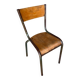 Vintage Chair in MULLCA Style Model 510 Metal + Wood #C950