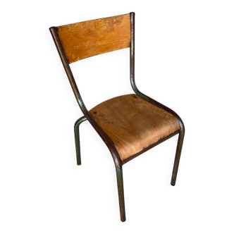 Vintage Chair in MULLCA Style Model 510 Metal + Wood #C950