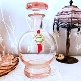 Rosé liqueur service in Hartzvillier crystal, handmade in France
