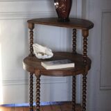 Table d'appoint ronde pieds tournés