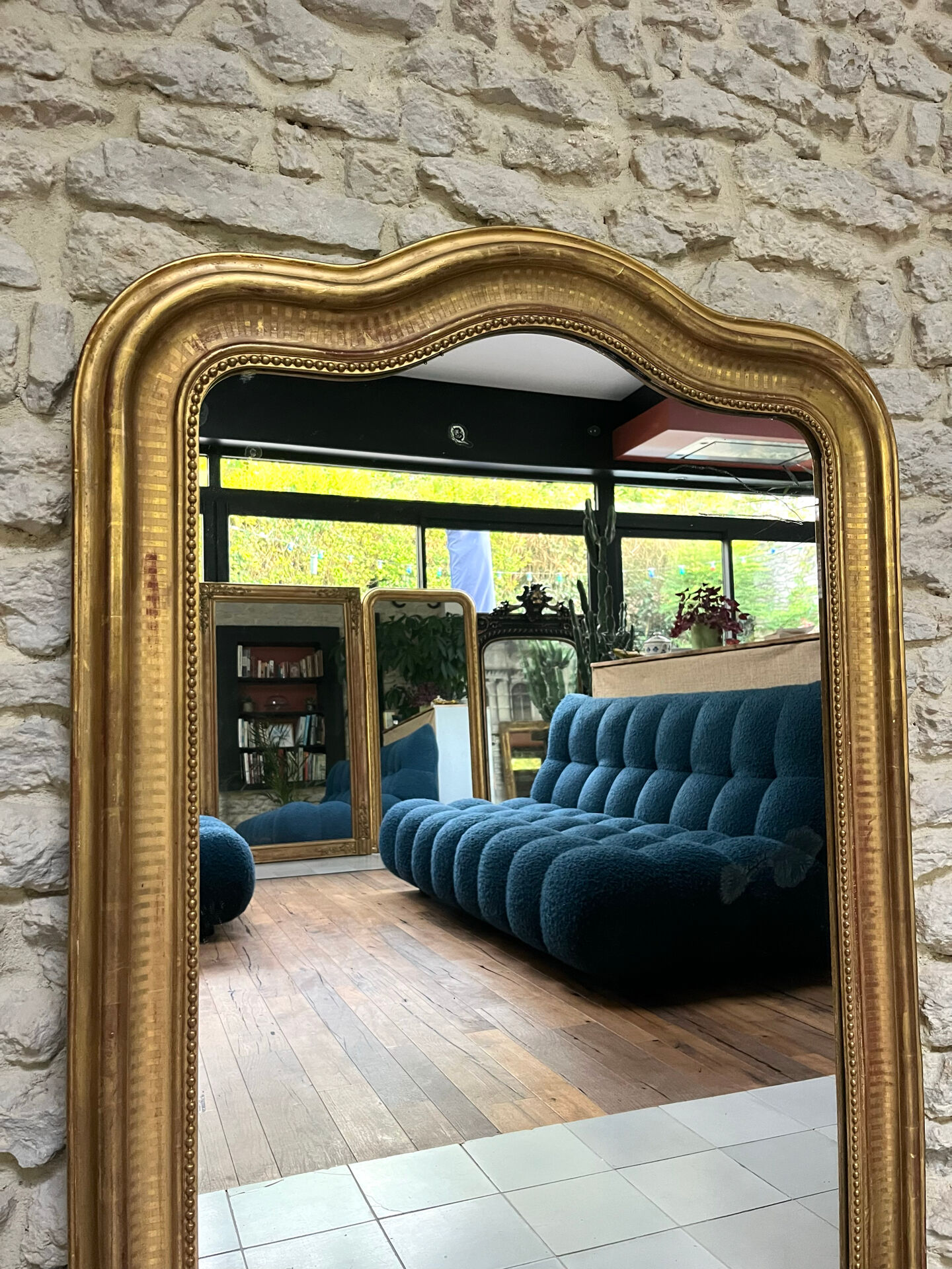 Louis-Philippe Mirror Gendarme Hat 128/92.5cm